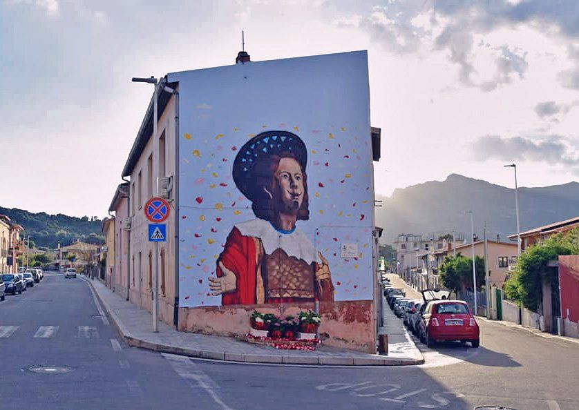 Sarroch, un murales dedicato a Sant’Efisio