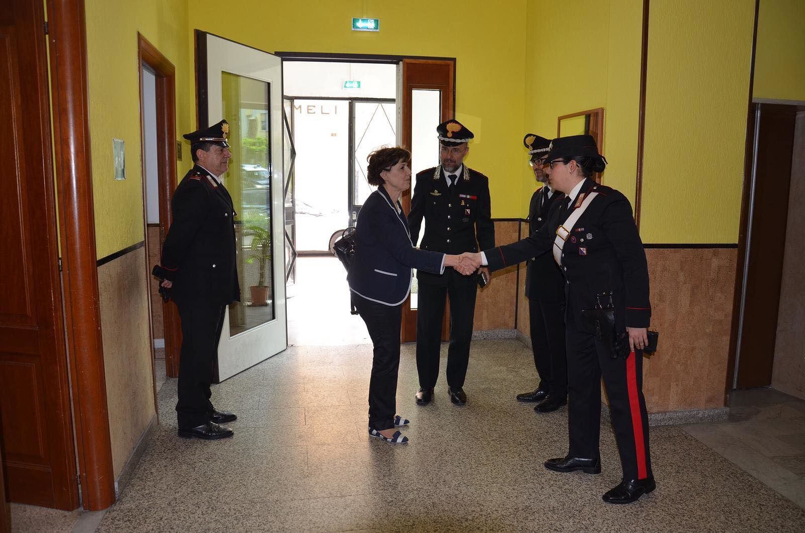 Il neoprefetto di Nuoro in visita al Comando Provinciale dei Carabinieri
