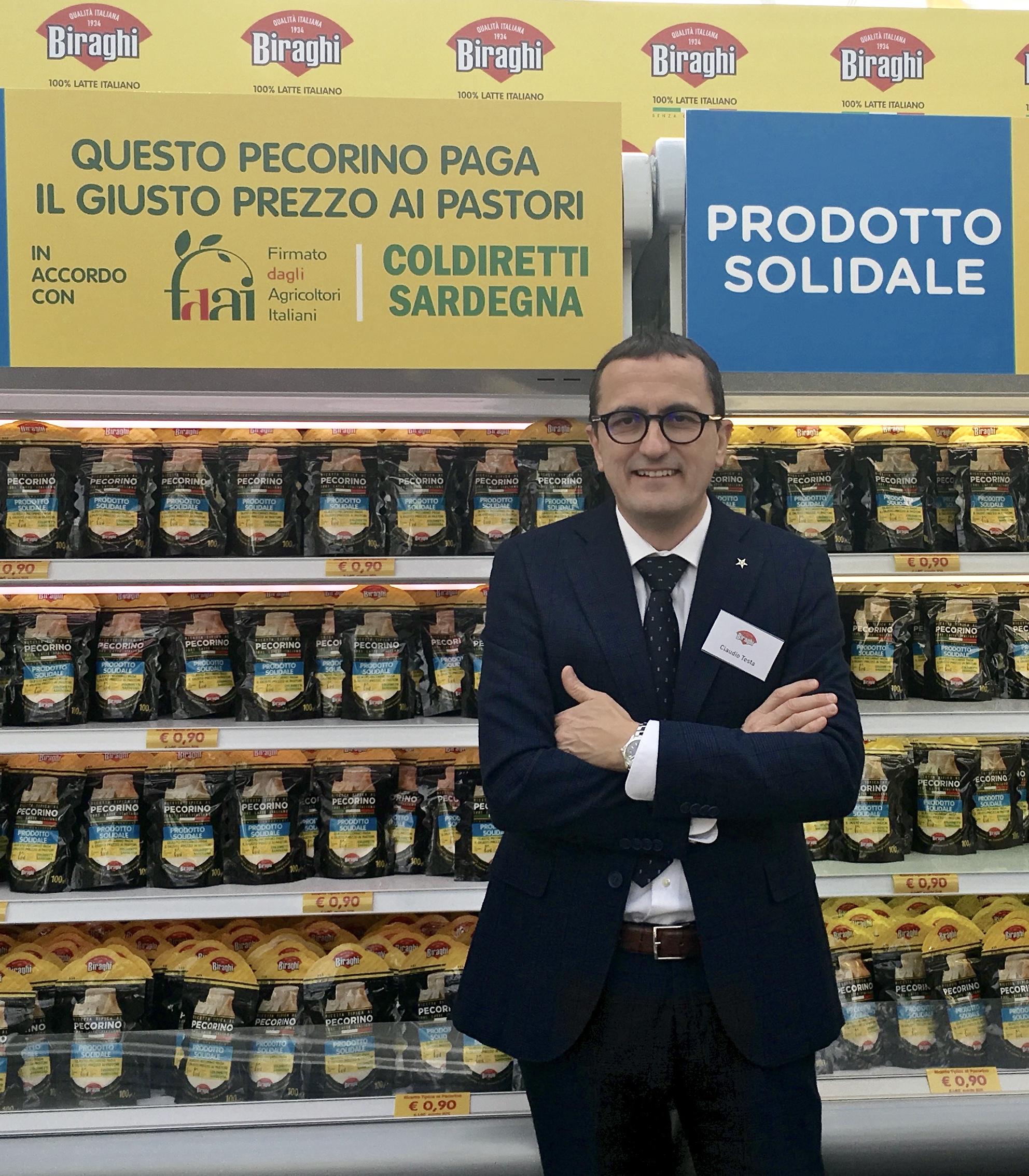 Pecorino etico, Claudio Testa nominato Cavaliere della Repubblica