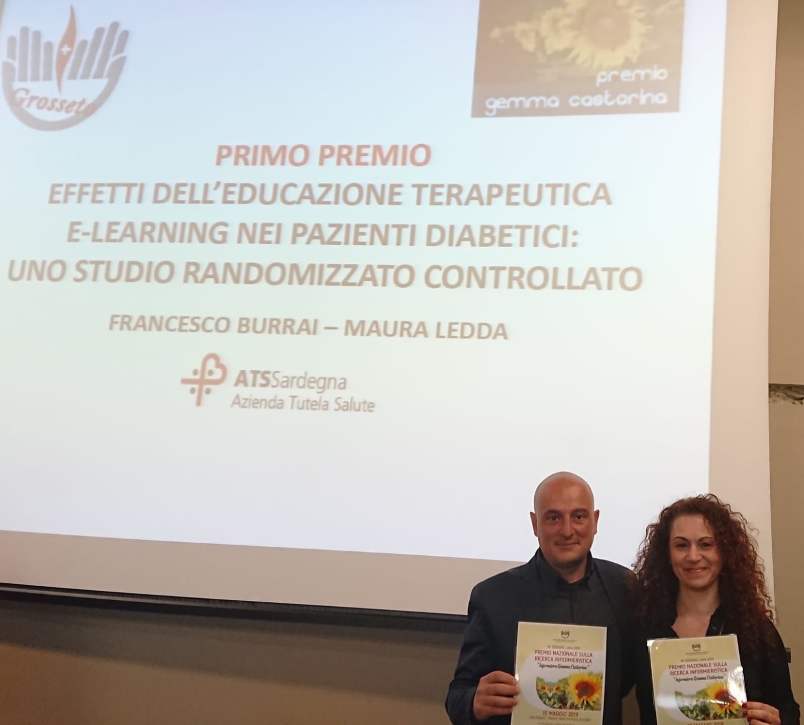 Ricerca clinica, l’Ats Sardegna premiata a Grosseto