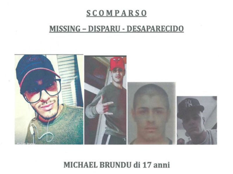 Ansia e paura per la sorte del 17enne sardo Michael Brundu: “Torna a casa, tutto si può sistemare”