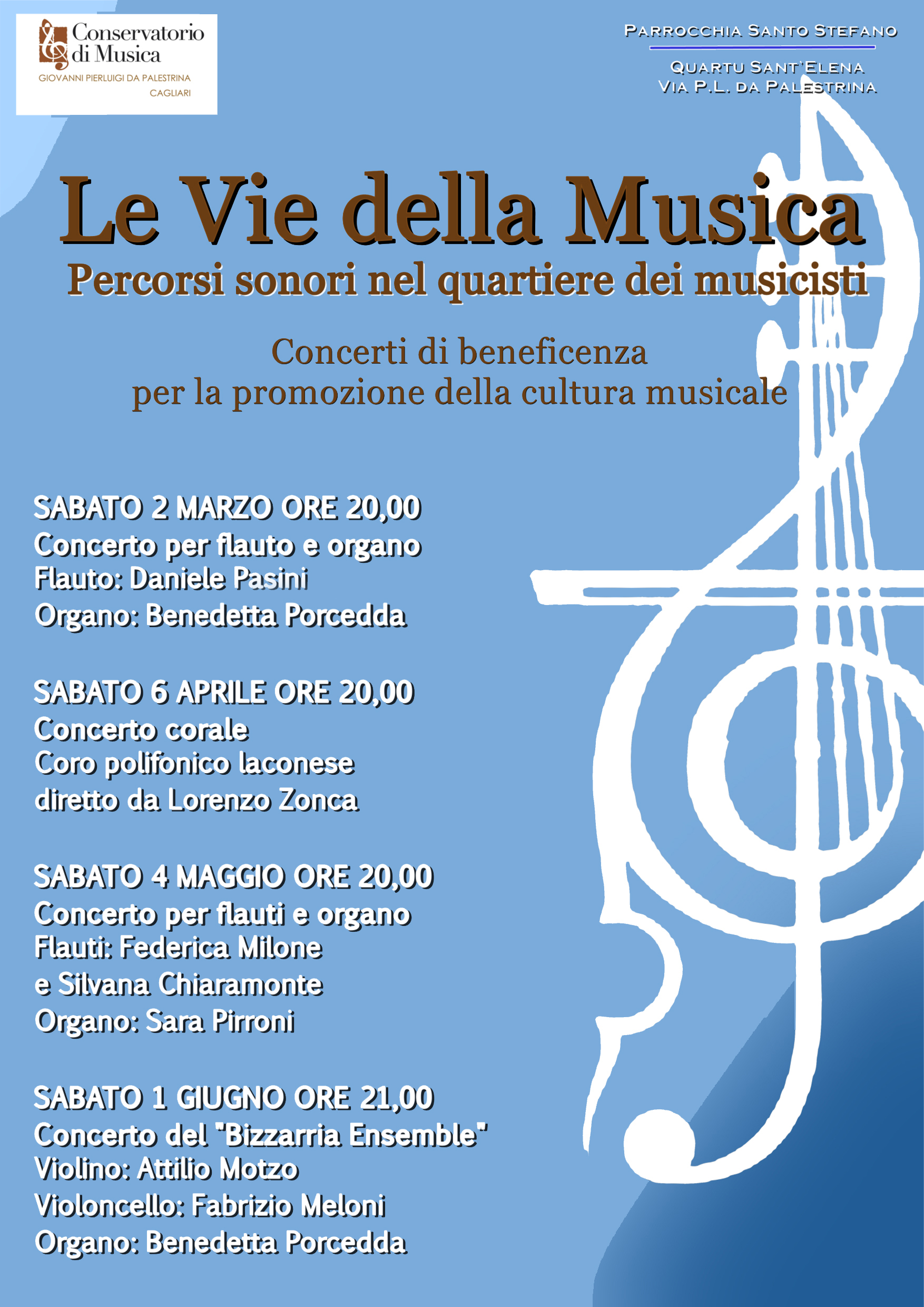 Quartu, concerto per organo e flauti al quartiere dei musicisti