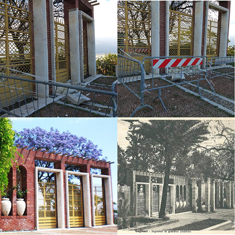 Cagliari, poveri Giardini Pubblici: un monumento storico della città trascurato e ridotto in questo modo