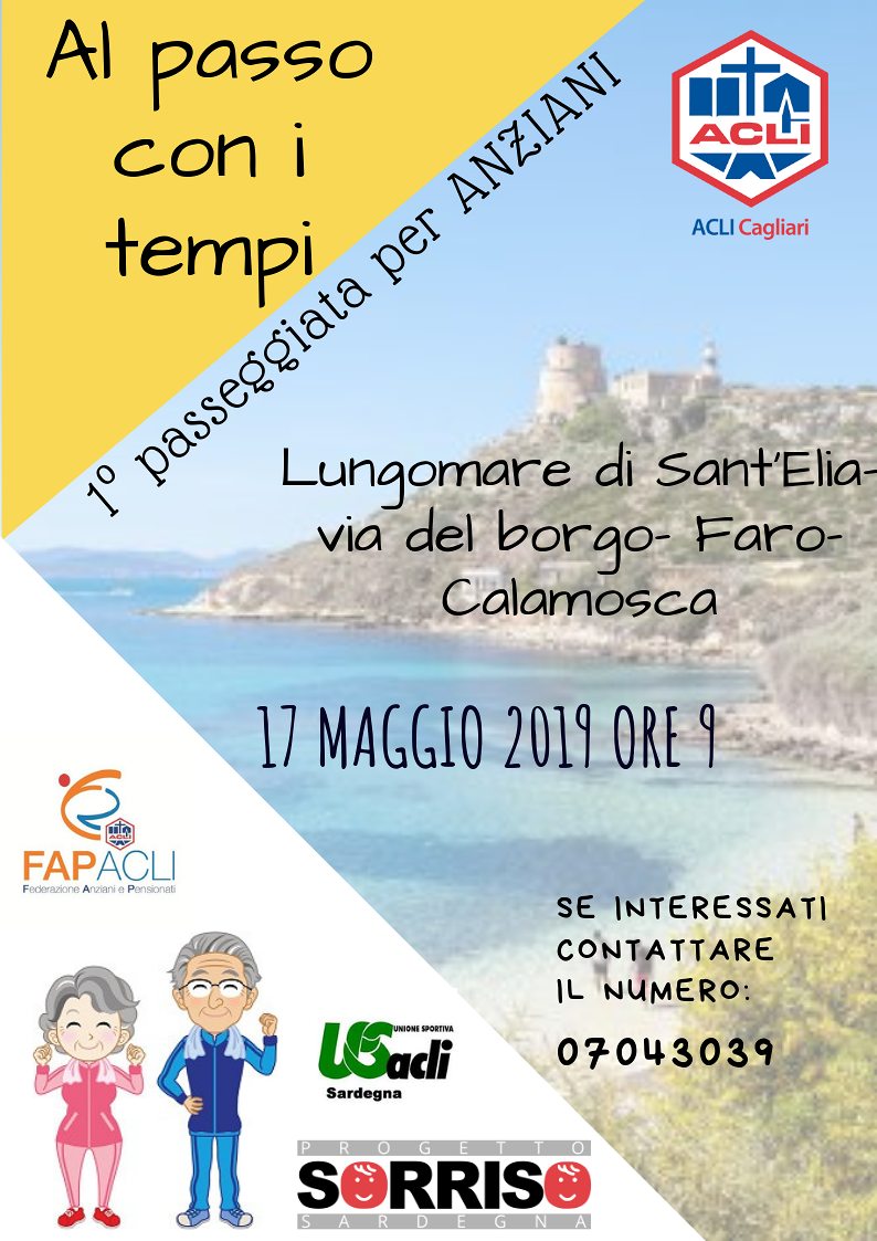 “Al passo con i tempi”, a Cagliari e dintorni passeggiate in compagnia per over 60