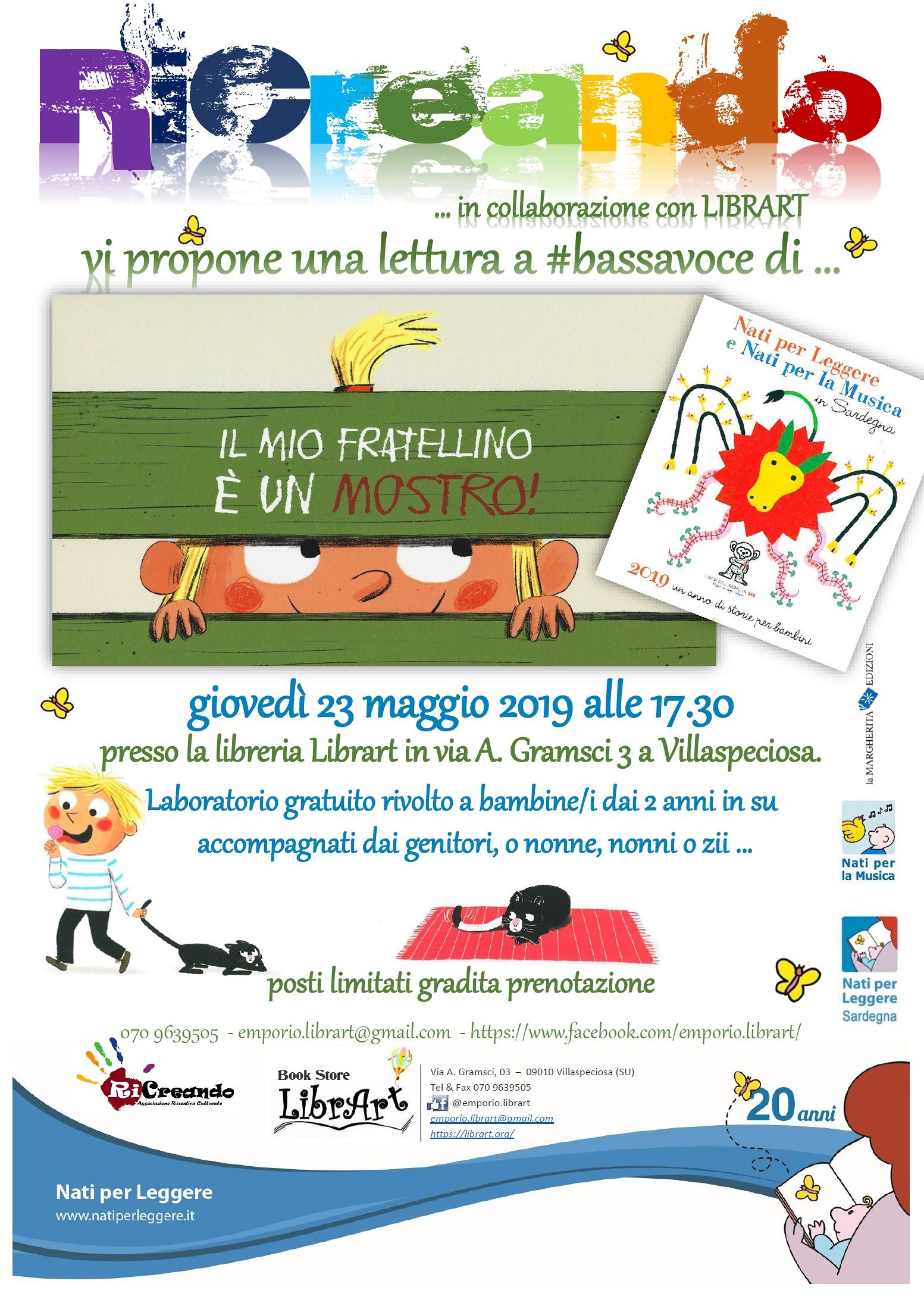 Letture per bambini a Villaspeciosa
