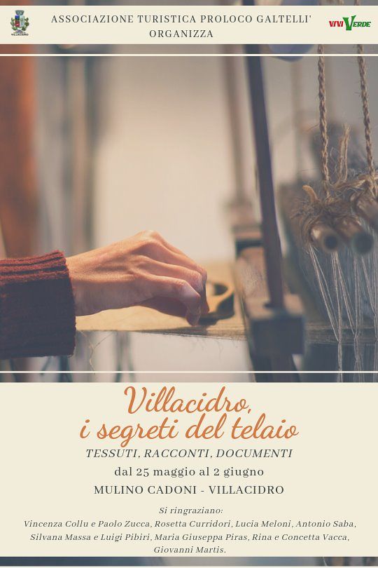 I segreti del telaio a Villacidro: una settimana di eventi dedicati alla tessitura