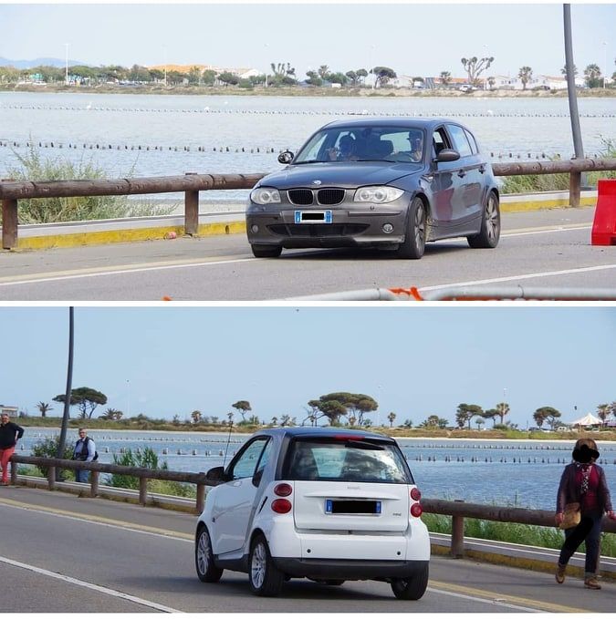 Quartu, rischio crolli in viale Colombo ma le auto dei “furbetti” passano lo stesso