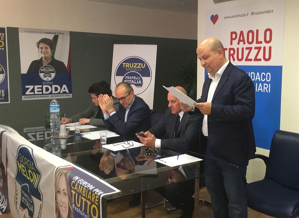 Fratelli d’Italia presenta i candidati consiglieri: “Con Paolo Truzzu sindaco Cagliari sarà una città sicura”