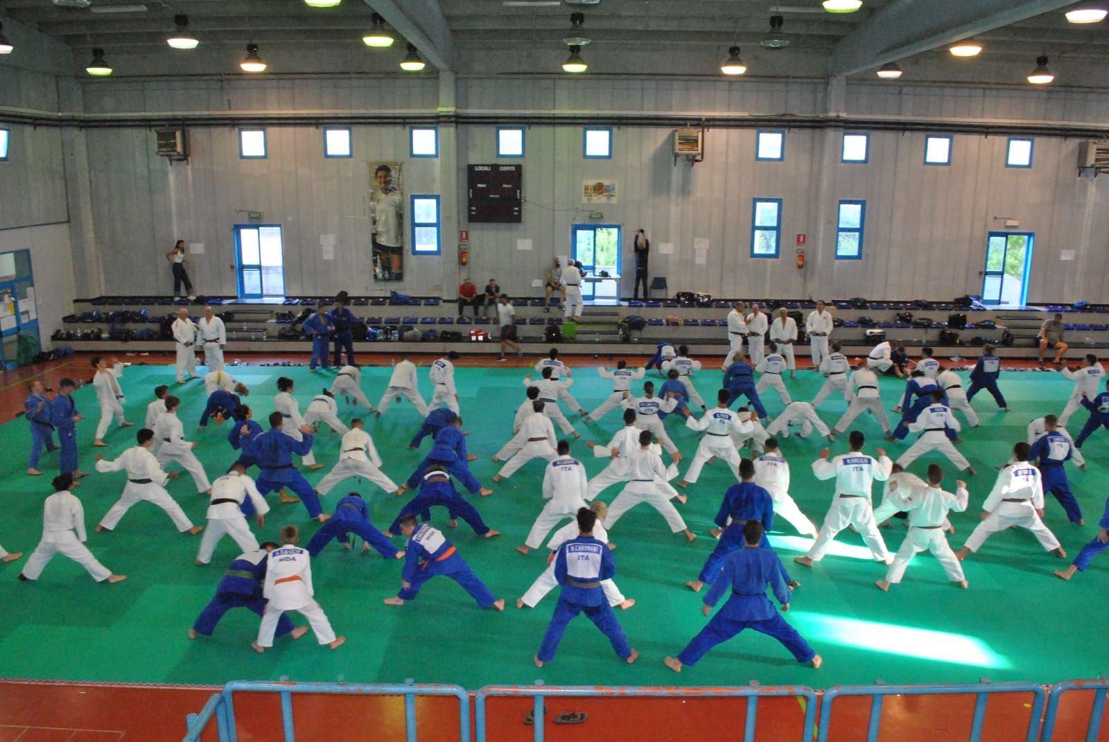 Stage di judo, è già spettacolo con la nazionale italiana cadetti a Sassari