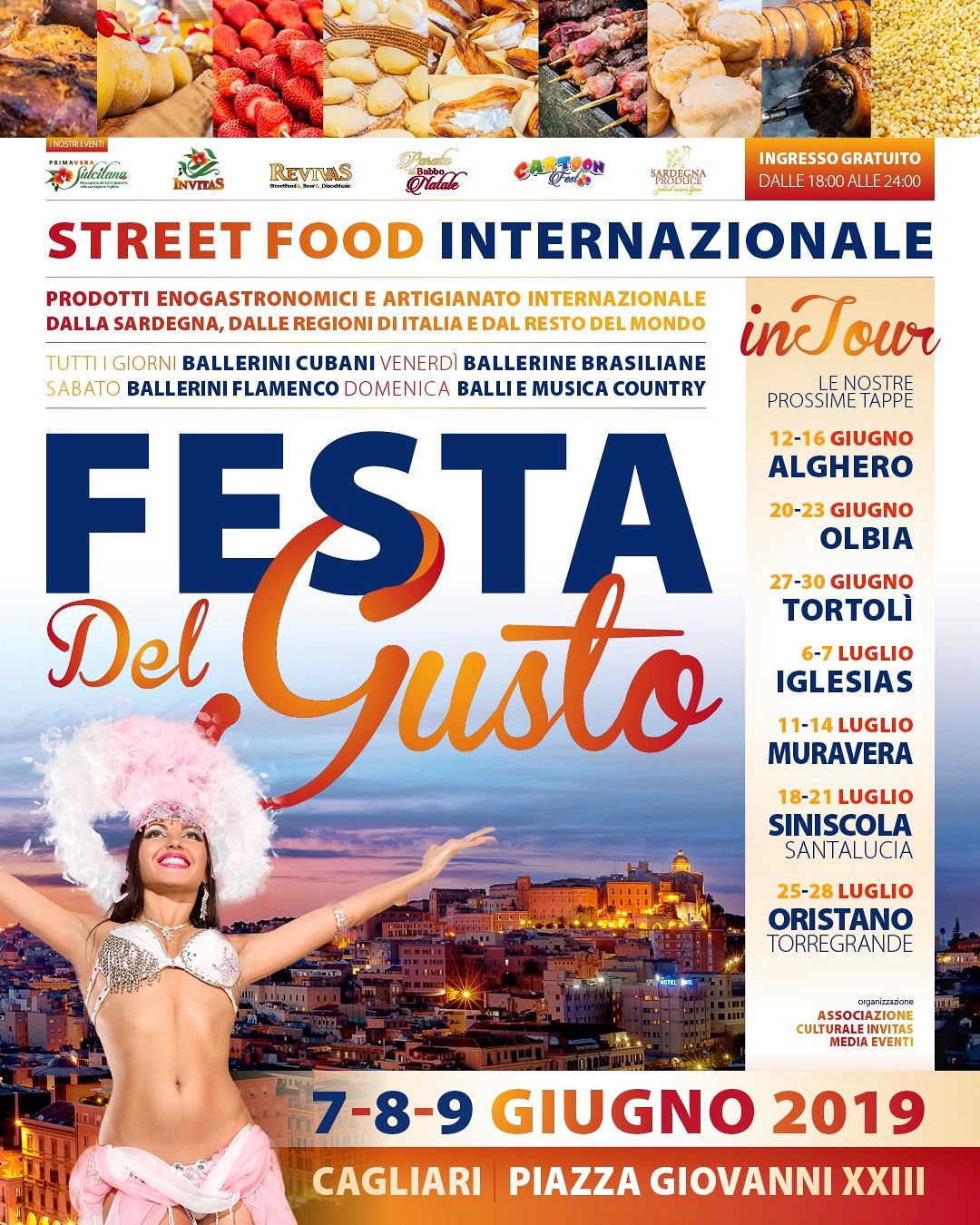 A Cagliari il 7, 8 e 9 giugno torna la Festa del Gusto