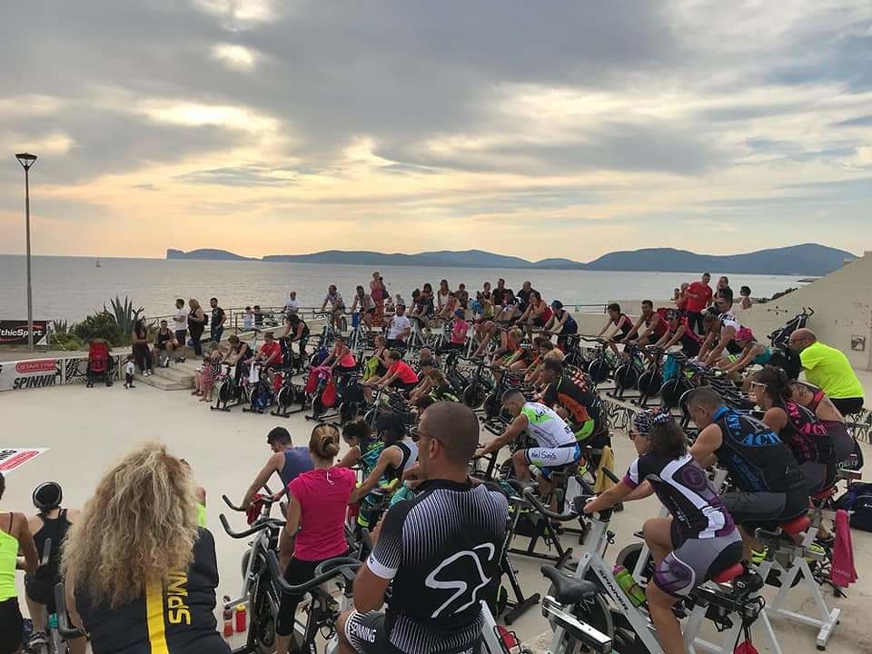 Alghero, oltre cento atleti alla manifestazione sportiva di spinning