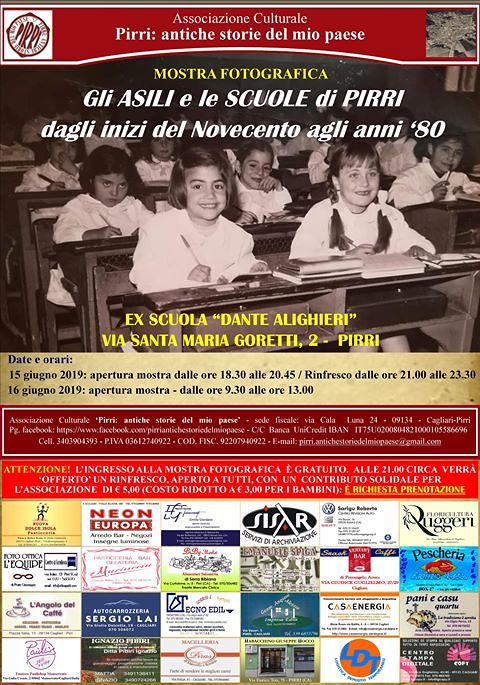 Gli asili e le scuole di Pirri dagli inizi del Novecento agli anni ’80: una interessante mostra nel weekend