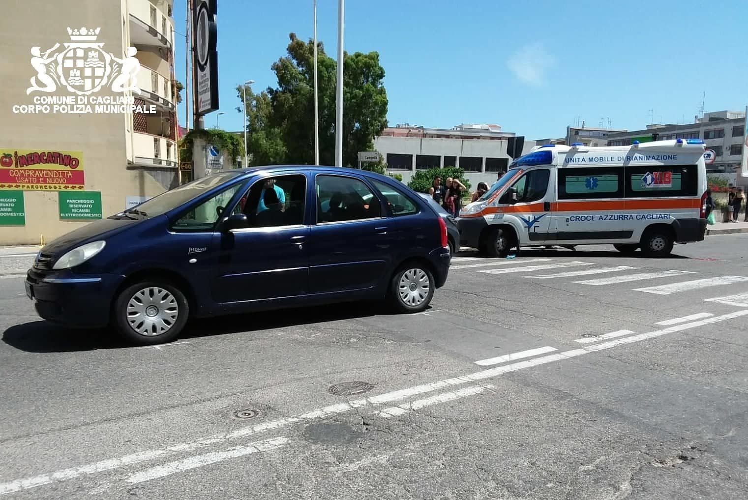 Cagliari, incidente a San Michele: ragazzino travolto sulle strisce pedonali da un’auto tamponata
