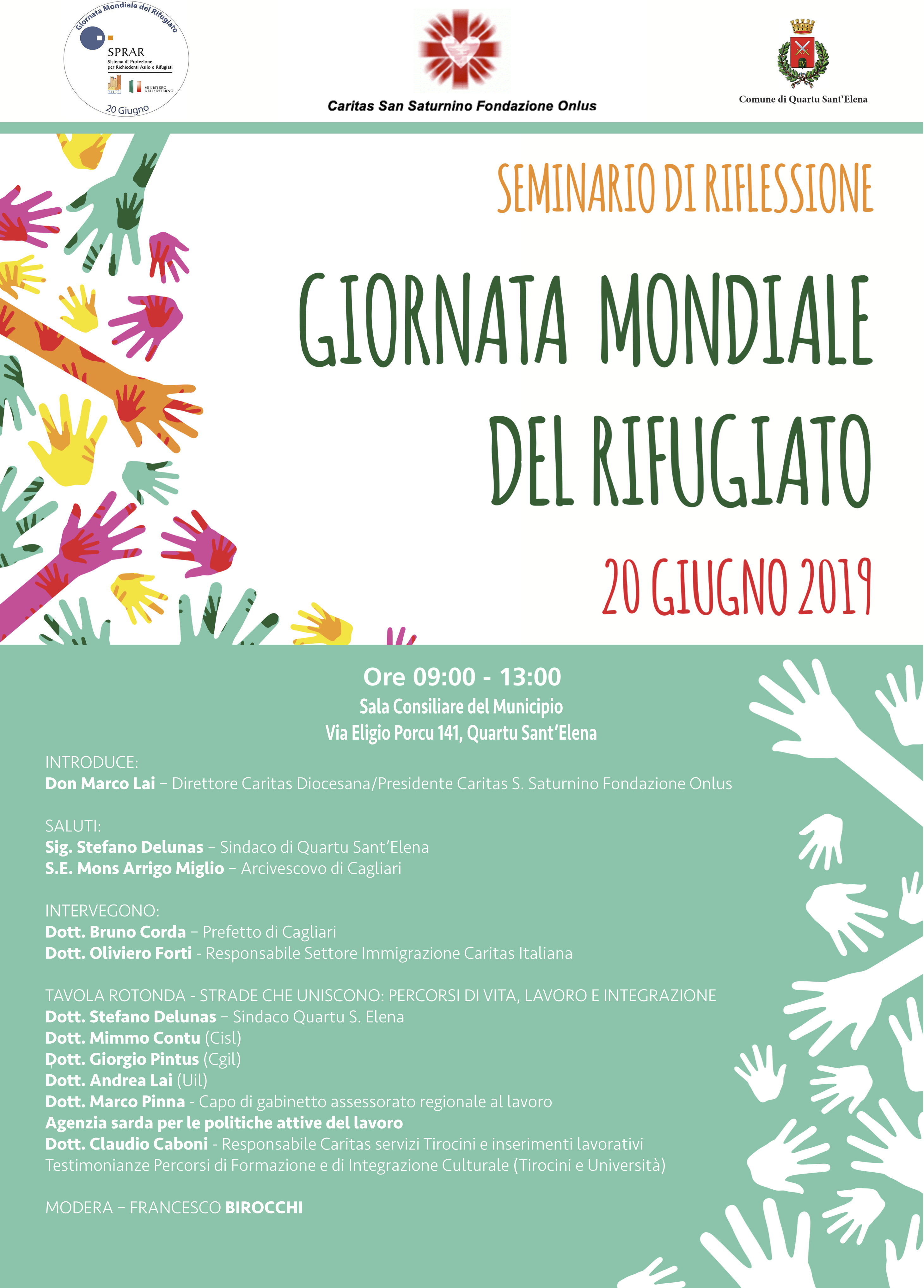 A Quartu la Giornata mondiale del Rifugiato