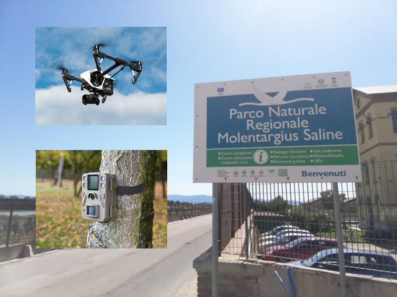 Lotta a incendiari e bracconieri, a Molentargius arrivano droni e telecamere fototrappole