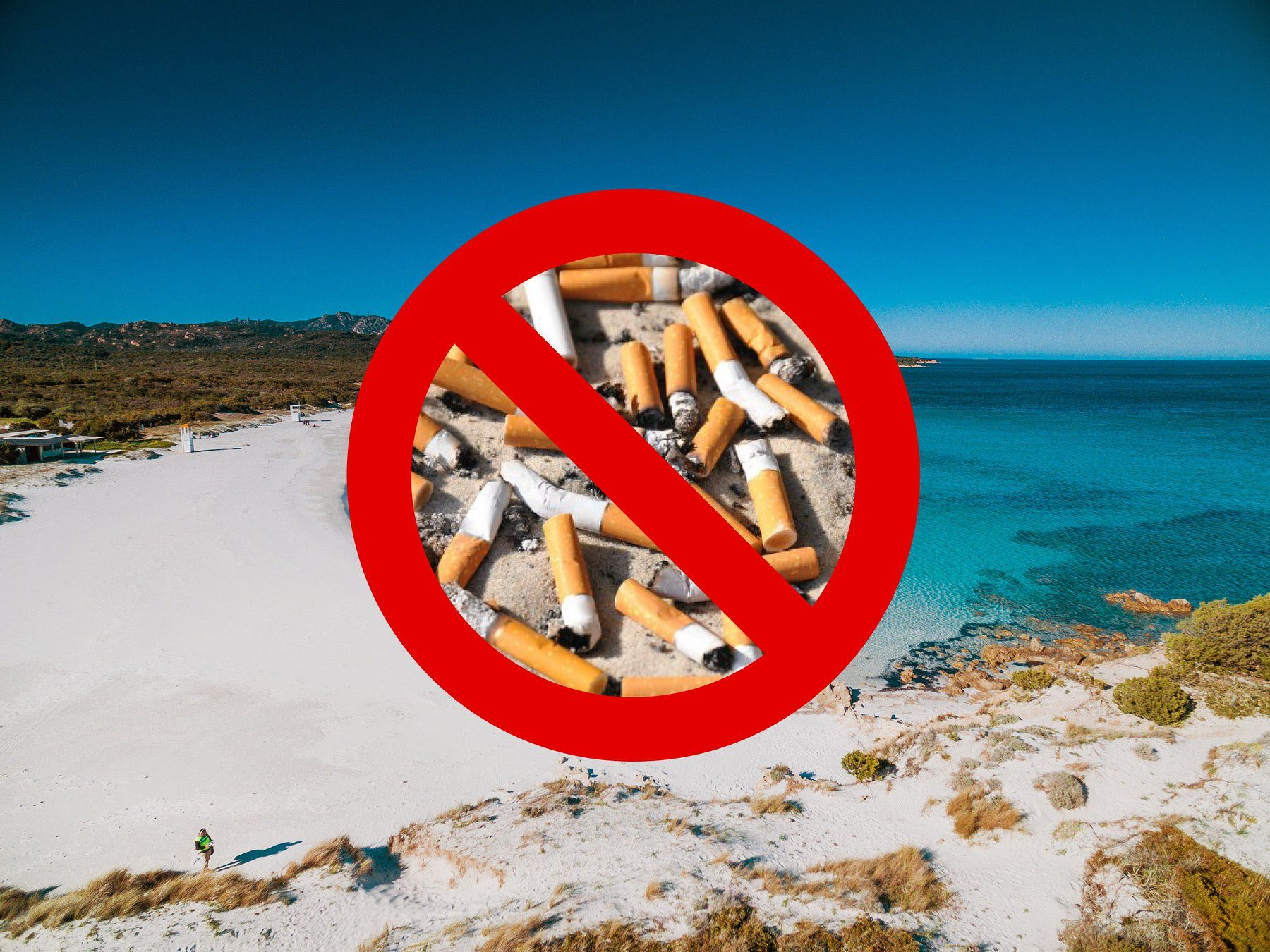 Vietato fumare da quest’estate su tutte le spiagge di Olbia: esempio per la Sardegna?