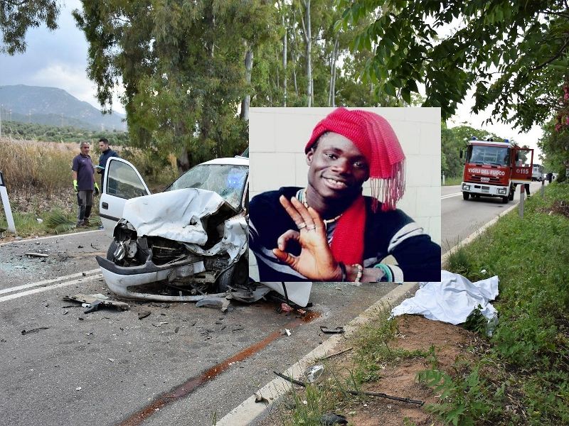 Senegalese muore nell’incidente stradale di Sarroch, l’sos: “Servono 5mila euro per portare la salma dalla moglie”
