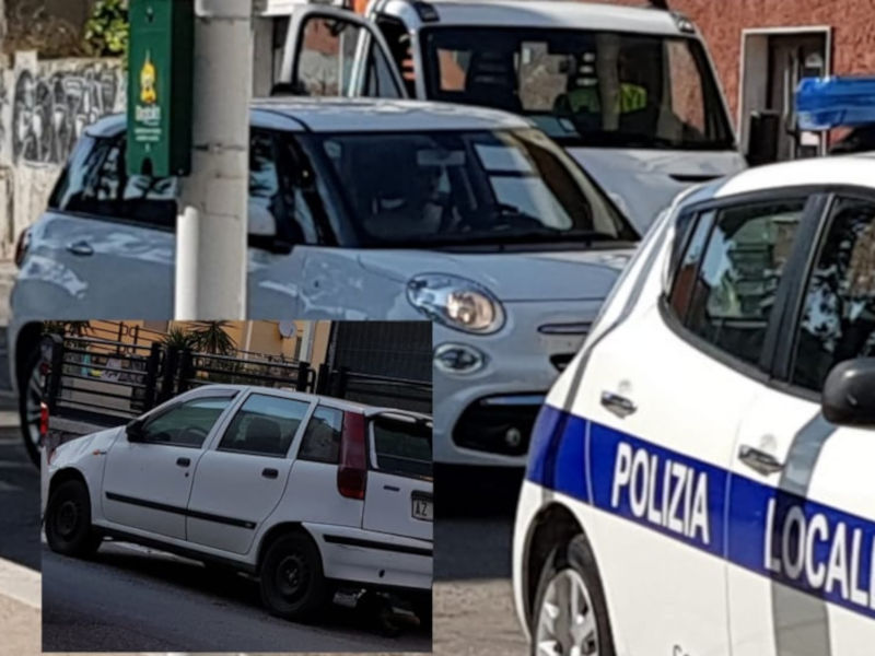 Cagliari, strage di multe alle auto per la pulizia delle strade: “Perchè non è stata rimossa anche la carcassa di una Fiat?”