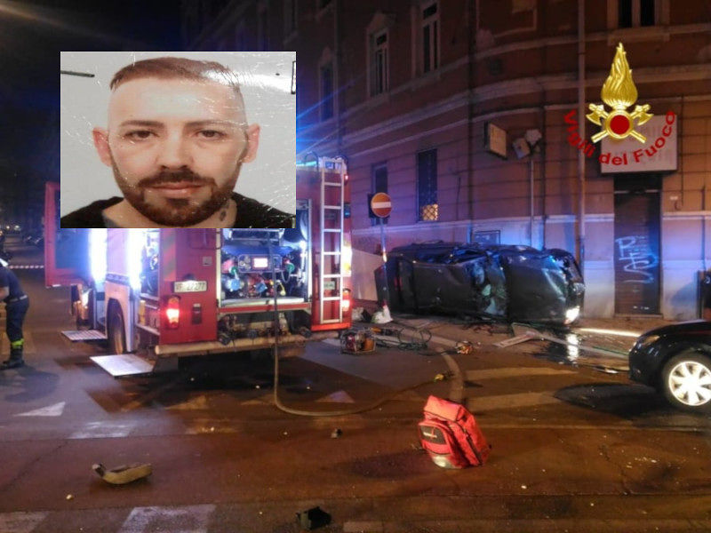 L’ultima folle corsa di Giorgio Perra, il quartese morto a Cagliari mentre fuggiva dai carabinieri
