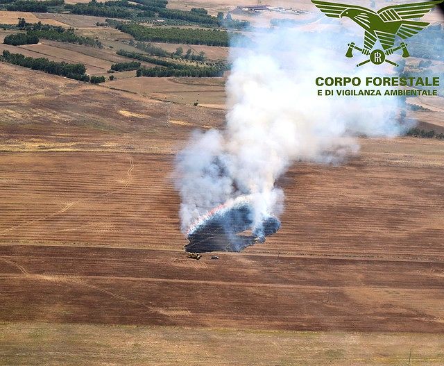Fiamme alte a Decimoputzu, Gonnostramatza, Santulussurgiu: i piromani colpiscono ancora