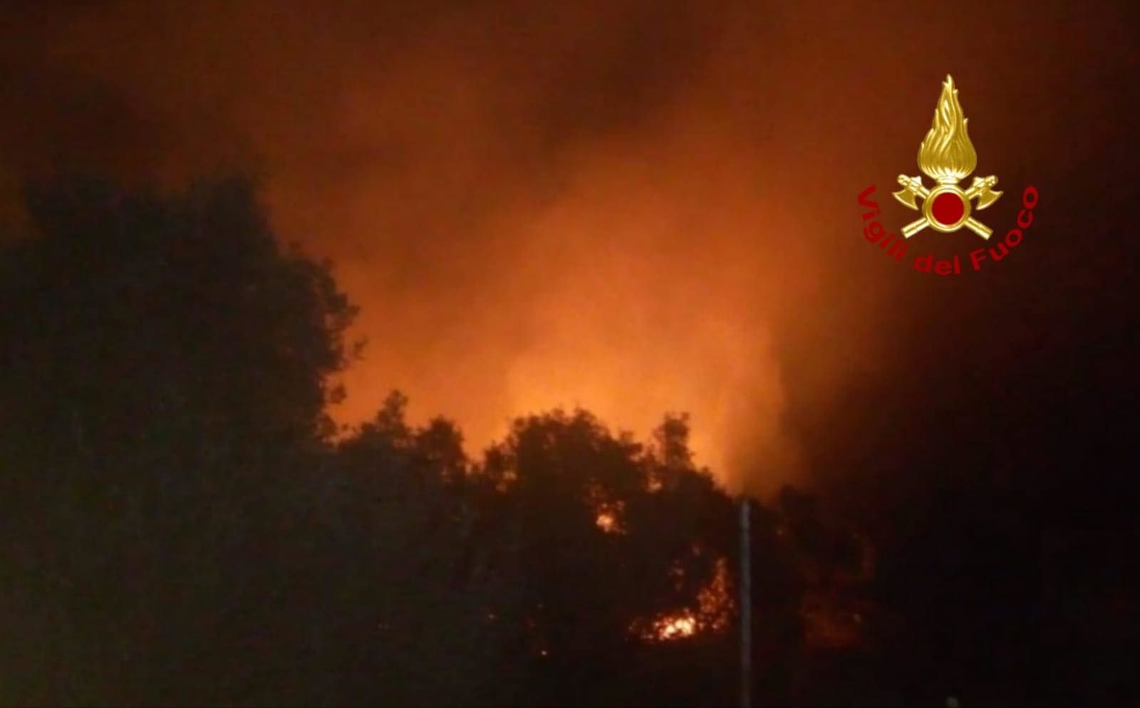 Notte di fuoco a Sestu, incendi in diverse zone: minacciate dalle fiamme alcune case