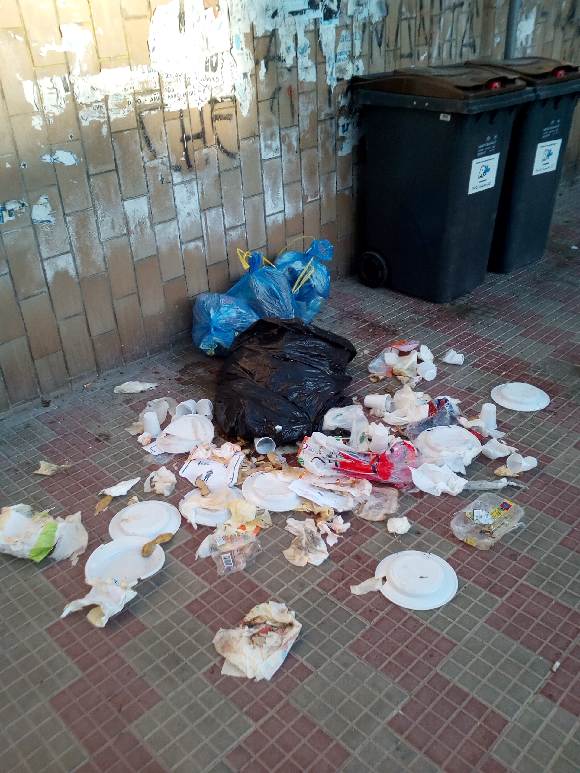 Cagliari, senso civico sconosciuto: emergenza rifiuti in via Caboni