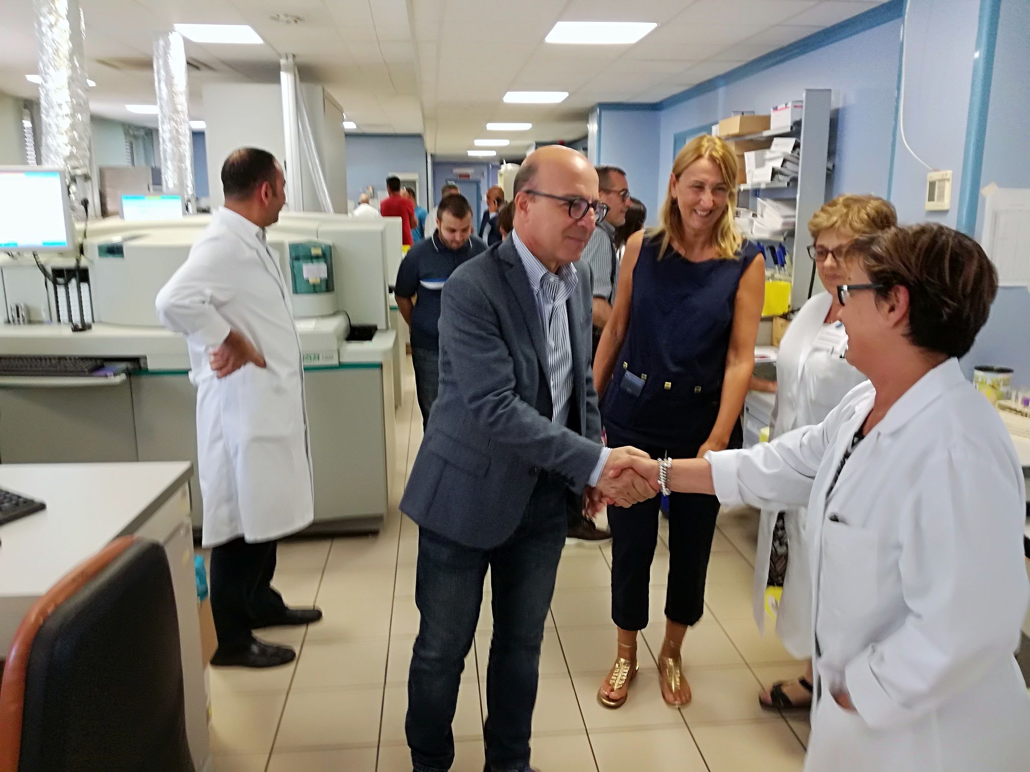 Sanità, Nieddu visita l’ospedale di Nuoro: “Presidio d’eccellenza, risolveremo criticità”