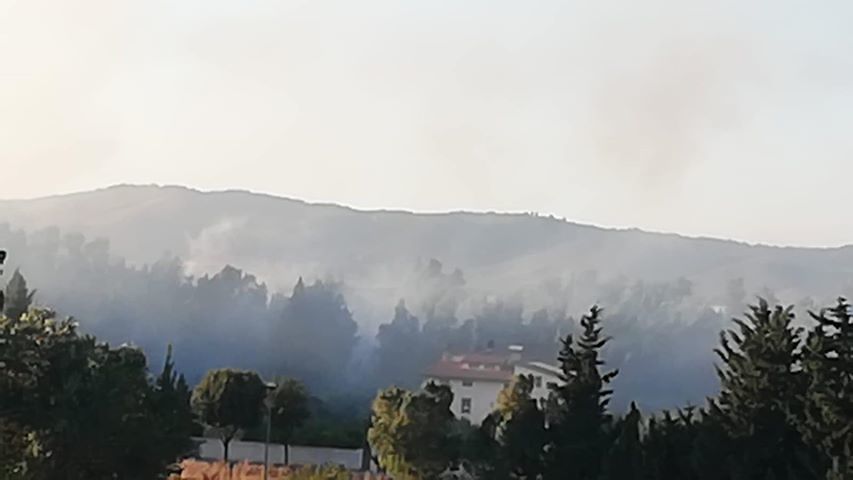 Incendio e paura a Donori, il fuoco minaccia le case del paese