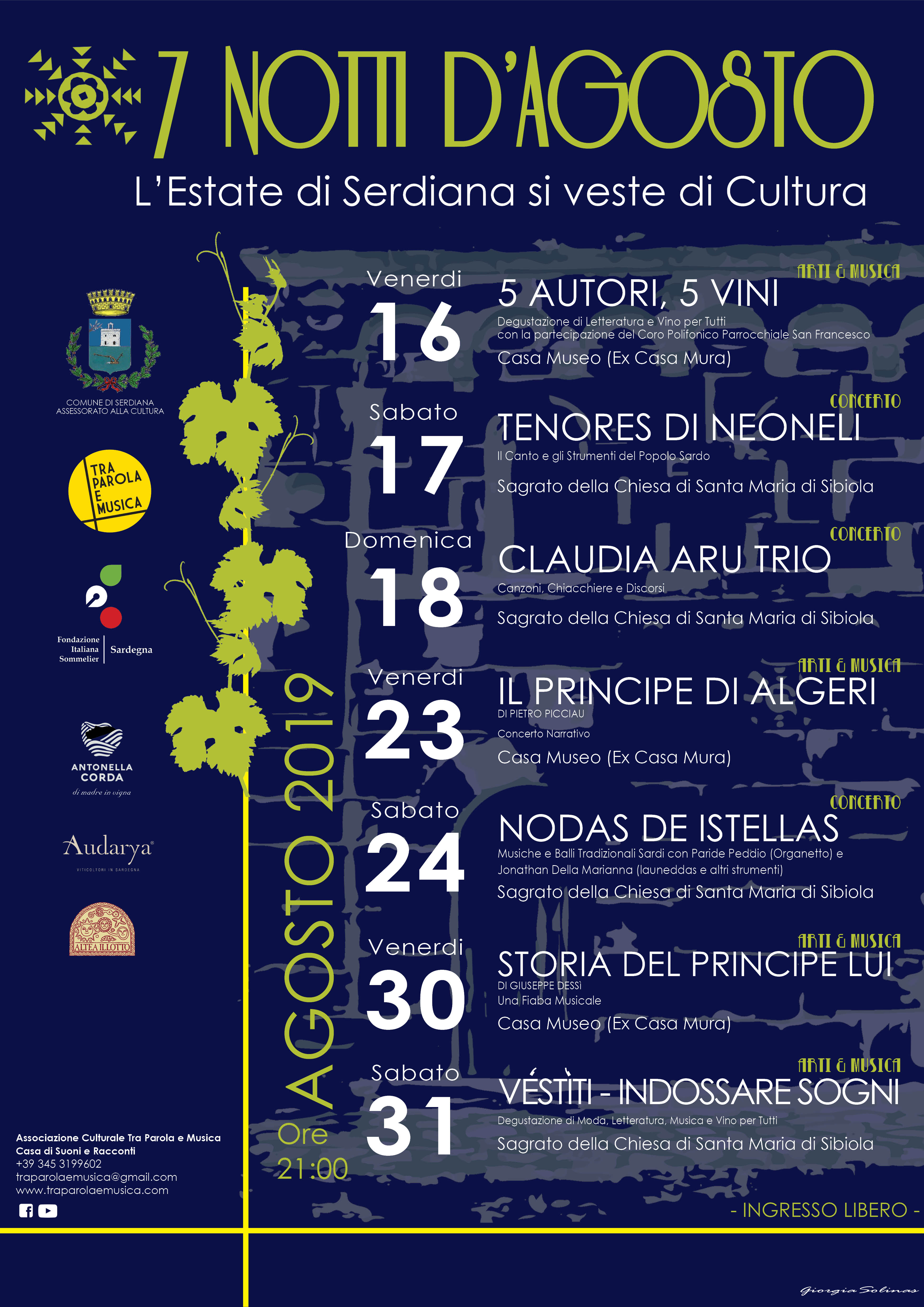 L’Estate di Serdiana si veste di Cultura