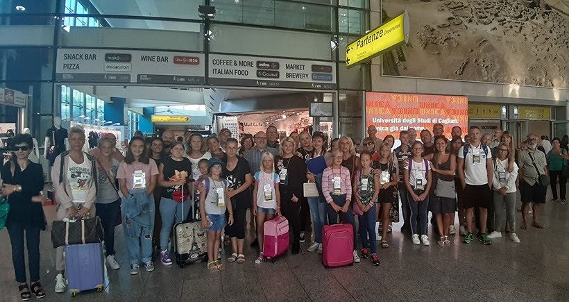 Cagliari, il saluto dei bimbi bielorussi ospitati dalle famiglie sarde: “Grazie per il vostro affetto”