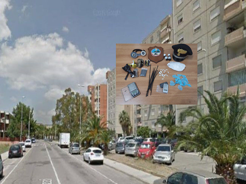 Cagliari, droga e una bomba nascoste in casa: coppia di spacciatori arrestata a Sant’Elia
