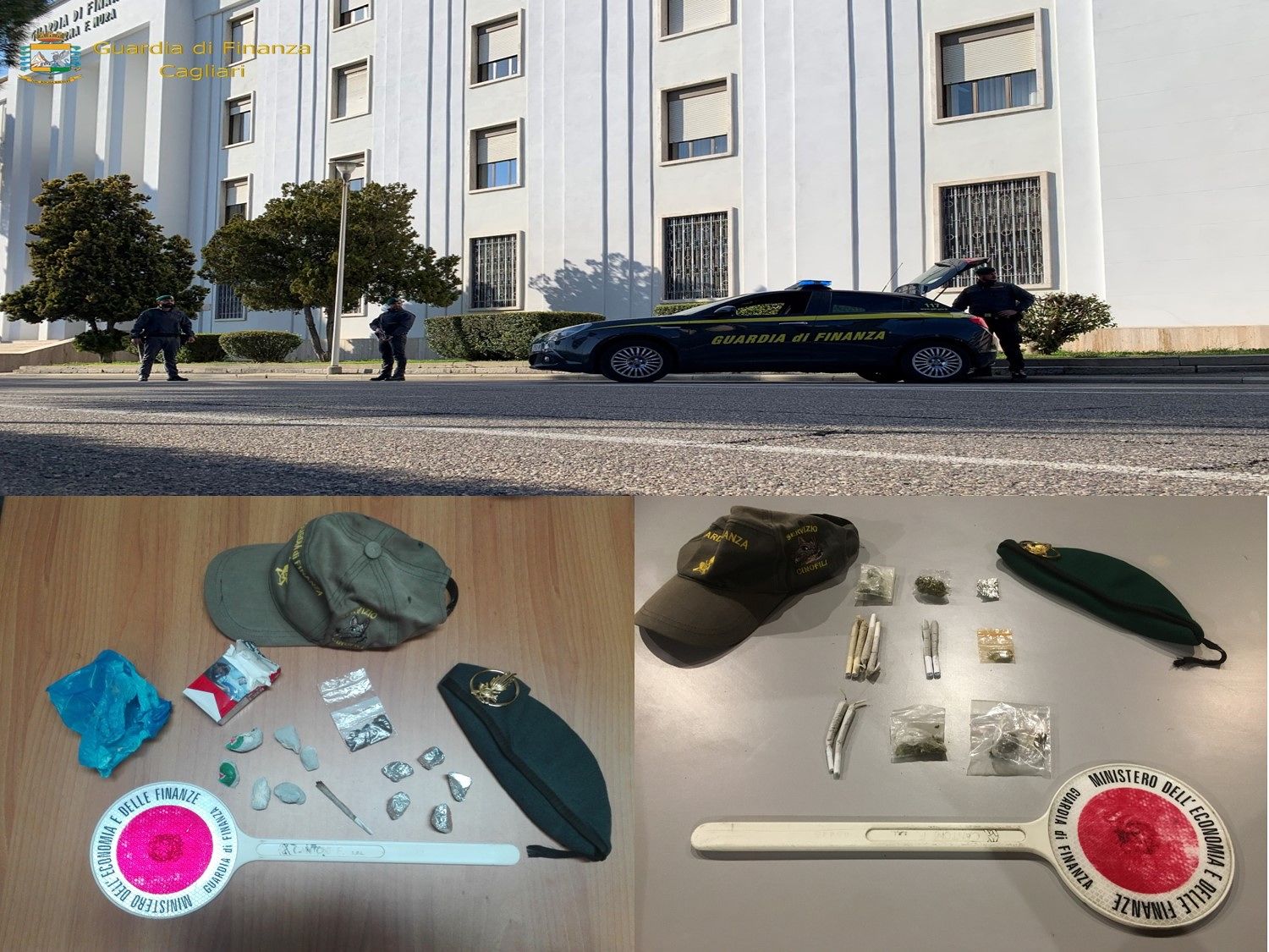 Cagliari, controlli nella zona della Movida: sequestrati hashish, marijuana ed eroina