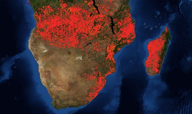 Anche l’Africa sta bruciando, forse più dell’Amazzonia