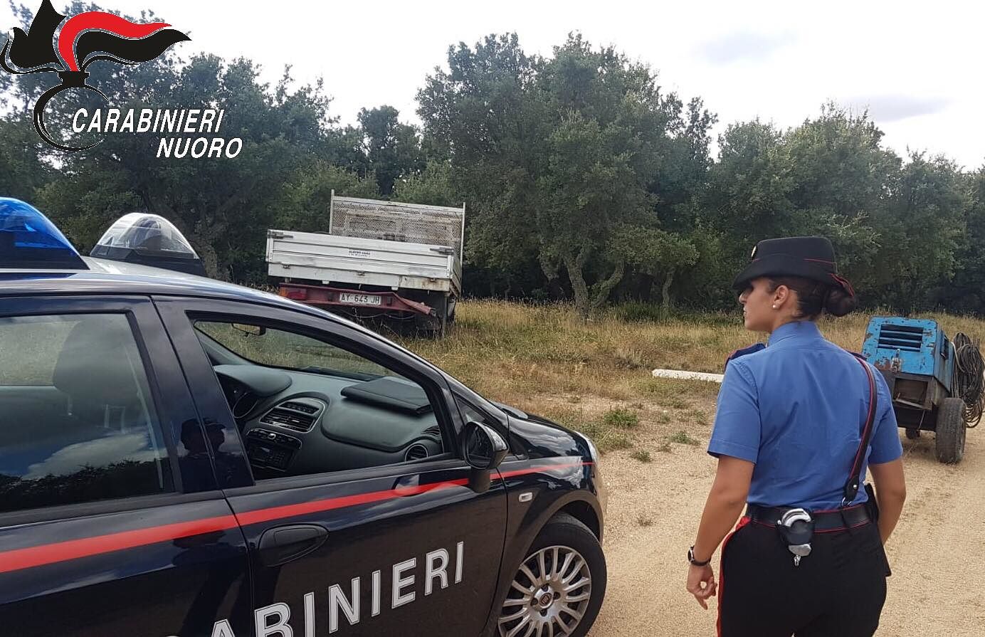 Bitti, furgone e saldatrice rubati a una ditta edile: refurtiva ritrovata in 48 ore