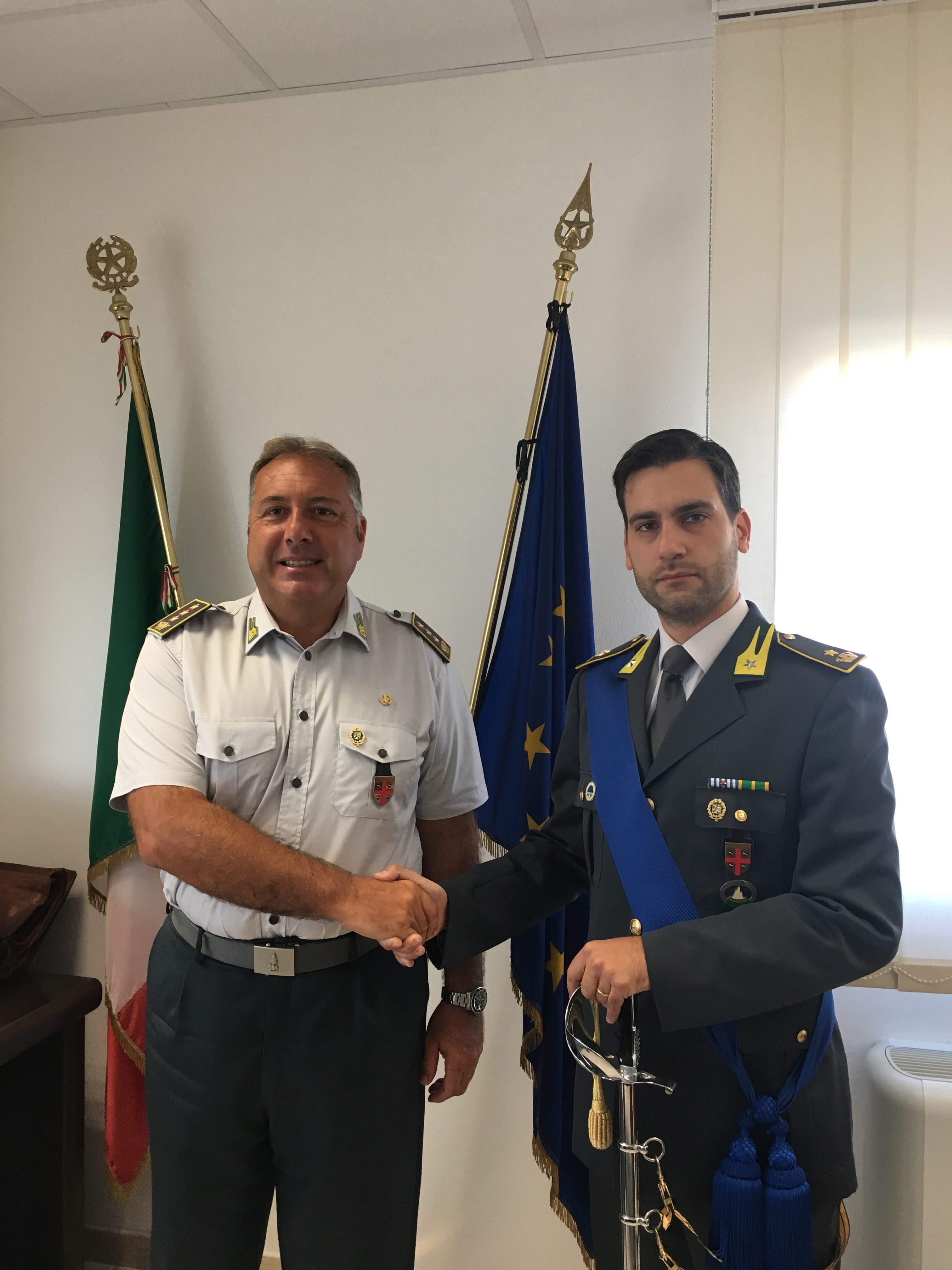 Cambio di comando al Nucleo di polizia economico-finanziaria di Sassari