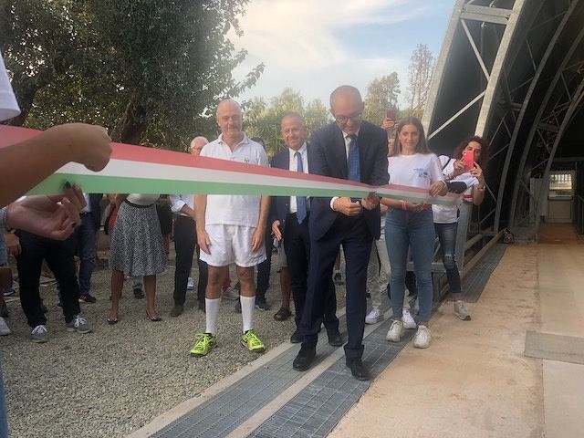 Tennis, nasce il primo campo coperto a Monte Urpinu. Binaghi: ora valorizziamo i nostri giovani