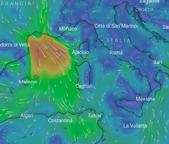 Meteo Sardegna: settimana soleggiata, arriva il maestrale
