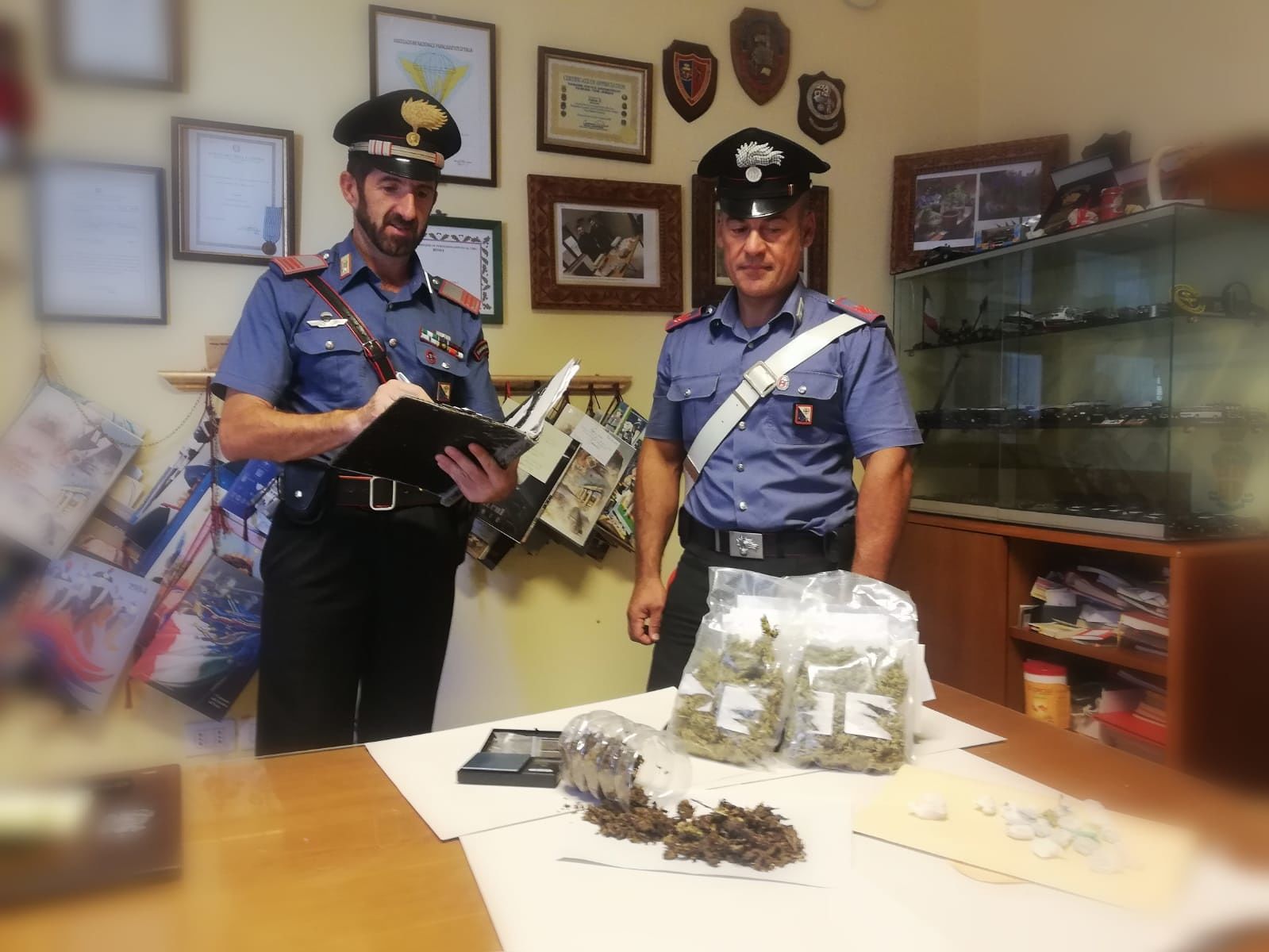 Arrestato un disoccupato 24enne di Cortoghiana con l’accusa di spacciare marijuana