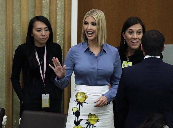 Ivanka Trump super sexy, all’assemblea dell’Onu senza reggiseno?