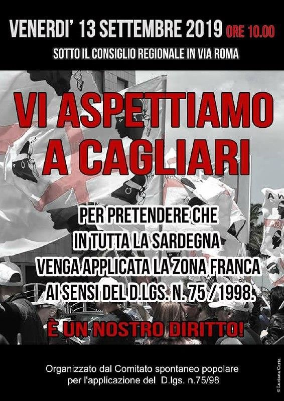 Zona franca in Sardegna, venerdì maxi manifestazione a Cagliari: “La aspettiamo da vent’anni, basta chiacchiere”
