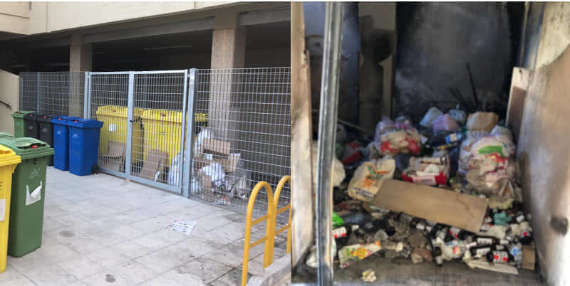 Cagliari, allarme in via Sonnino: discariche e covi di tossicodipendenti davanti al Comune