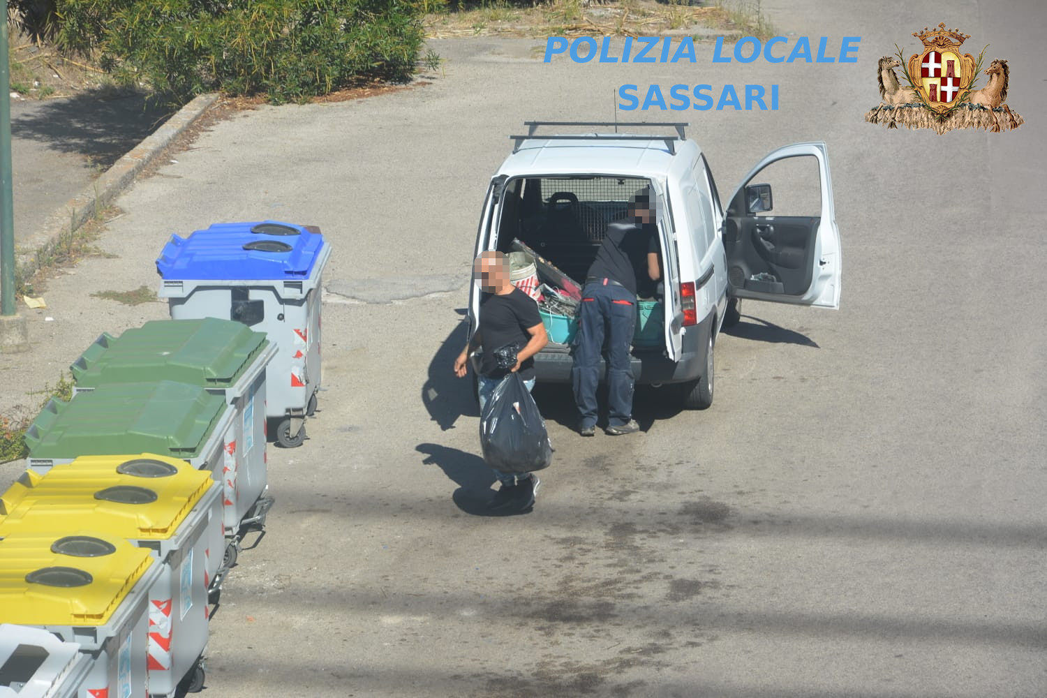 Lotta al degrado, interventi della Polizia a Sassari