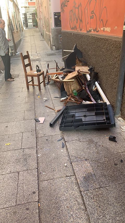 Raid vandalico alla Marina dopo Cagliari-Pogon: in manette sei tifosi polacchi