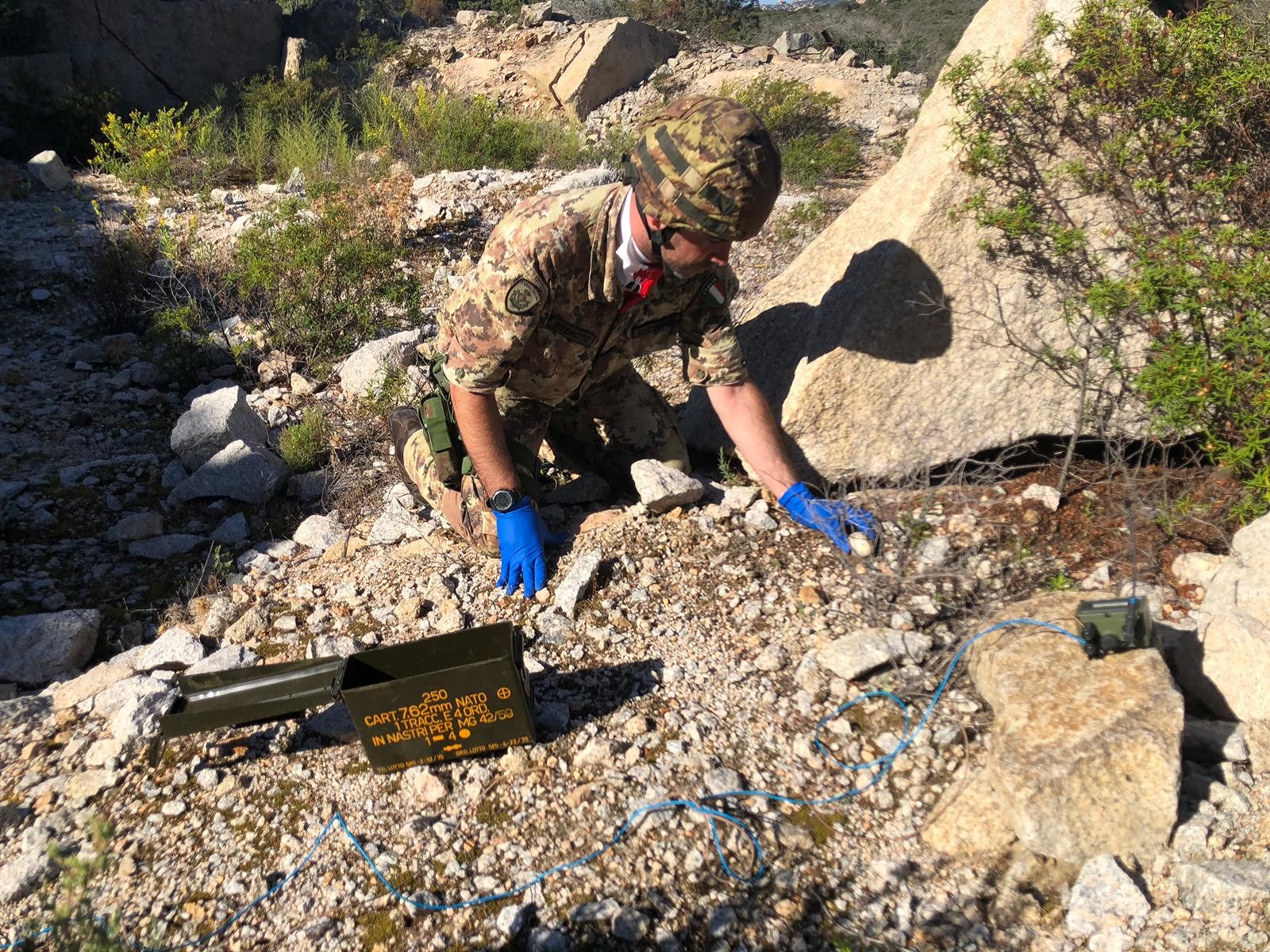 Spoletta della Seconda guerra mondiale ritrovata a Santo Stefano: l’ordigno “distrutto” dagli artificieri