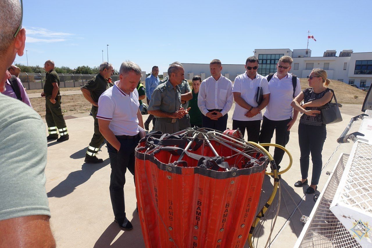Conclusa la missione in Sardegna degli specialisti bielorussi del settore della protezione civile 
