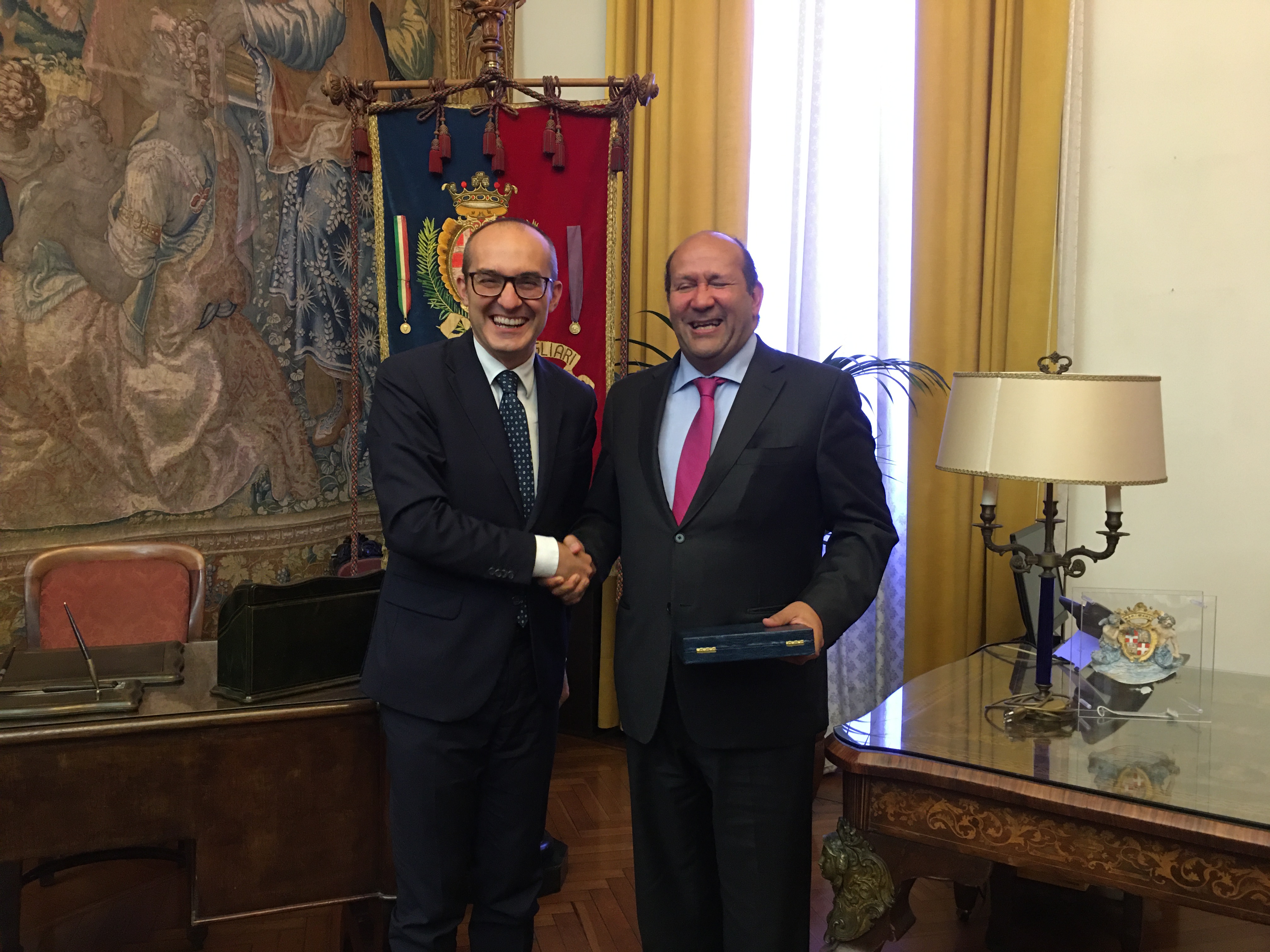 Cagliari, Truzzu incontra l’ambasciatore dell’Egitto e chiede “verità” per Giulio Regeni