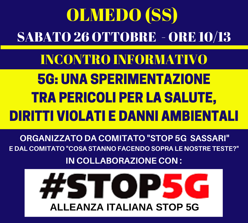 Tecnologia 5G, quali pericoli? I risultati di un incontro ad Olmedo