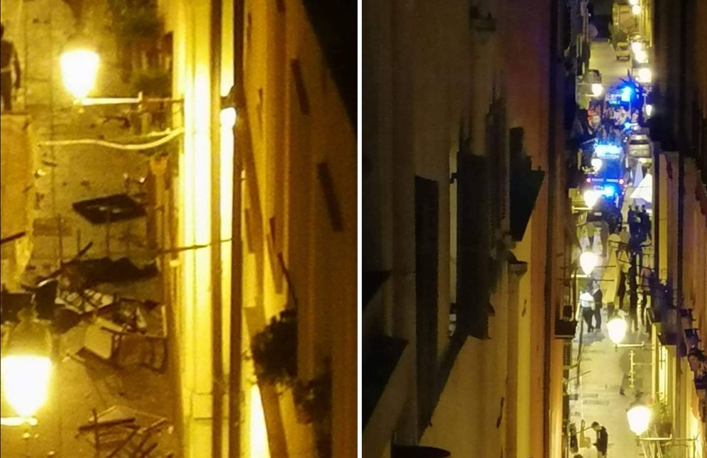 Scontri tra tifosi alla Marina dopo Cagliari-Pogon: risse e bombe carta nella notte (VIDEO)
