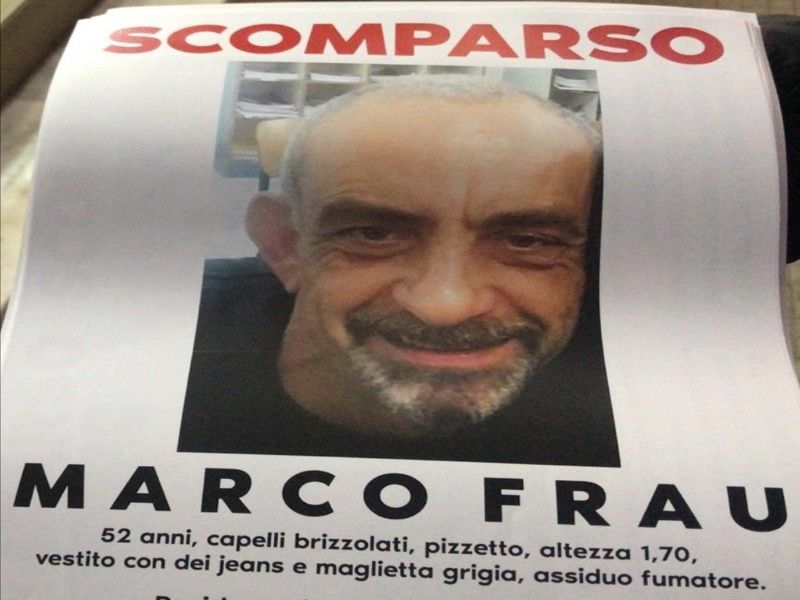 Marco Frau scomparso da Assemini, la figlia: “Voglio sbloccare il suo cellulare”