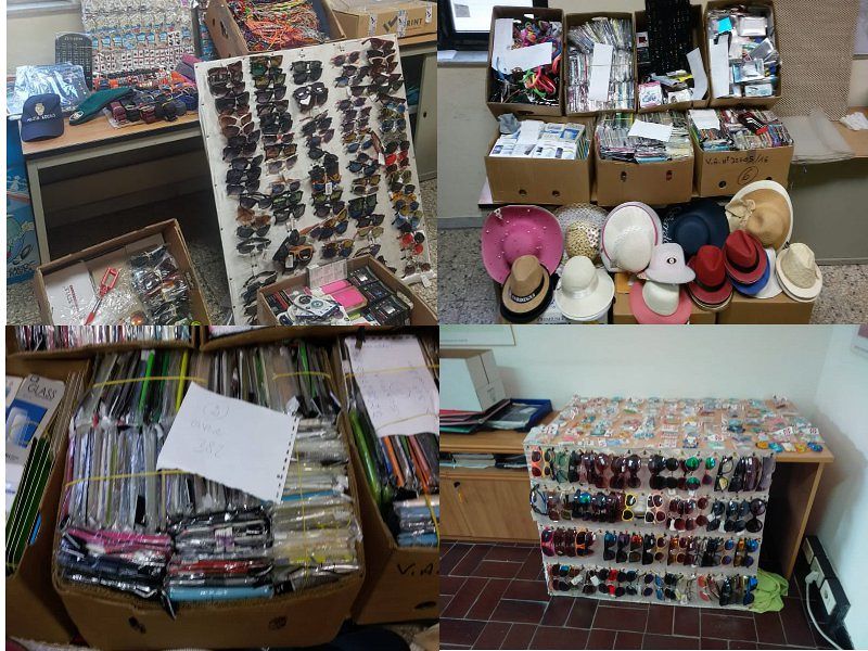 Cagliari, scacco ai venditori abusivi nel centro storico: merce sequestrata e maxi multe